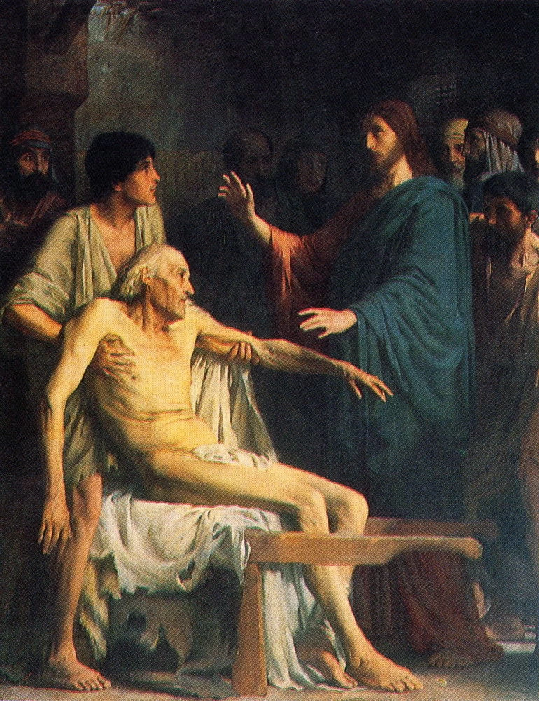 Gesù guarisce un paralitico
